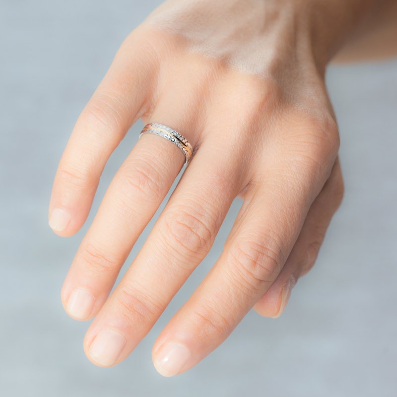 Alianza de oro bicolor 4mm. Argyor 5240296 Alianza de oro bicolor 18 ktes - foto 05 - rfcia 045_5240296