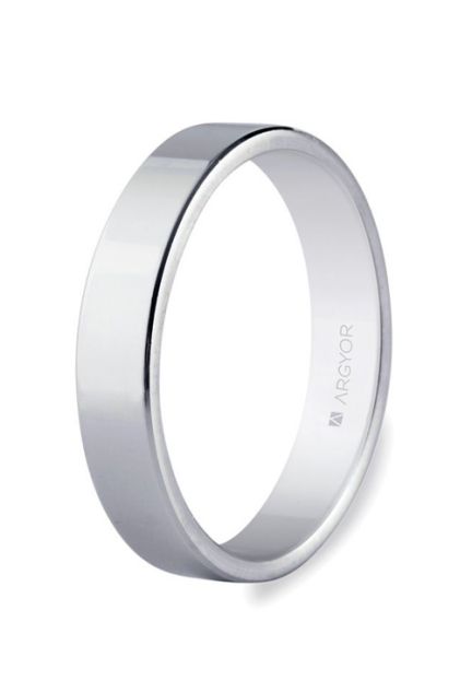 Alianza de boda en oro blanco 18 ktes - foto 3 - rfcia. 5B40150
