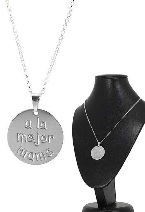 Gargantilla plata día de la madre 266_022816-1-1-MAMA gargantilla motivo a la mejor mama 266-022816-1-1-MaMa a precios baratos