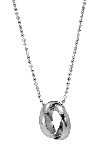 gargantilla plata alianzas del amor enlazadas 266-022093-1-1