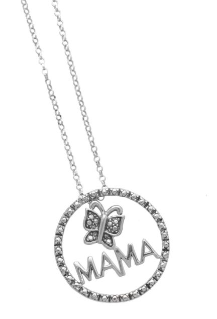 gargantilla plata con motivo dia de la madre 266-022389-1-1