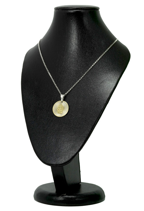 Gargantilla plata, medalla religiosa Virgen Niña venta online de joyas para mujer a precios baratos