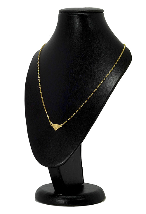 Gargantilla plata motivo forma diamante 266_022752- joyas de mujer a precios baratos