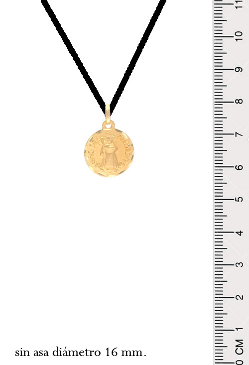 Medalla imagen Niño medalla oro niño del remedio toma medidas 084_M1571_M
