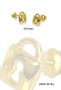 Pendientes plata ley aretes sin piedras rfcia.218_EF038Y999