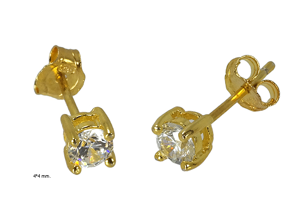 Pendientes plata, dormilonas, con piedras. 254_G-71752A Pendientes plata ley dormilonas con piedras rfcia.254_G-71752A