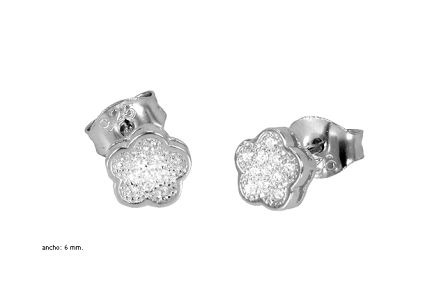 Pendientes plata ley dormilonas con piedras rfcia.254_G-71754