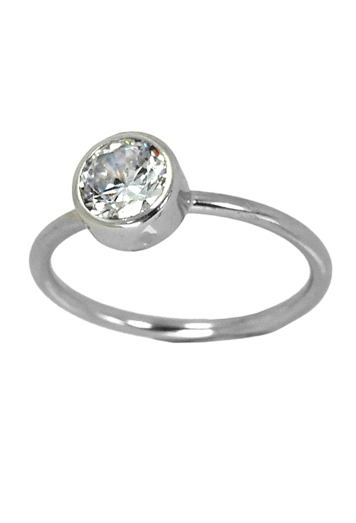 anillo plata tipo solitario circonita en chaton vista tumbada 266-031564-1-1-1
