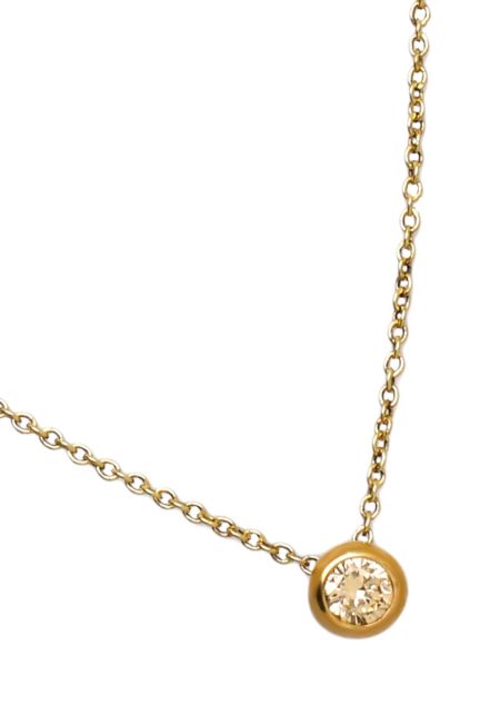 Collar de plata chapada con circonita. 248_C8I9085-A-C-40 lado