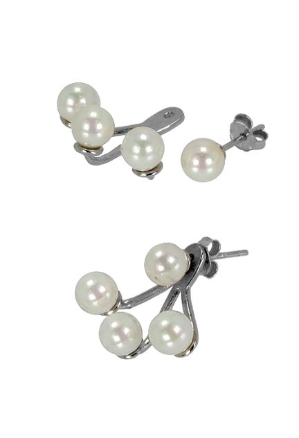 Pendientes plata ley, aretes, con piedras - foto 3 - rfcia.037_F16-01