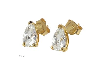 Pendientes plata ley dormilonas con piedras rfcia.218_EZ011Y00