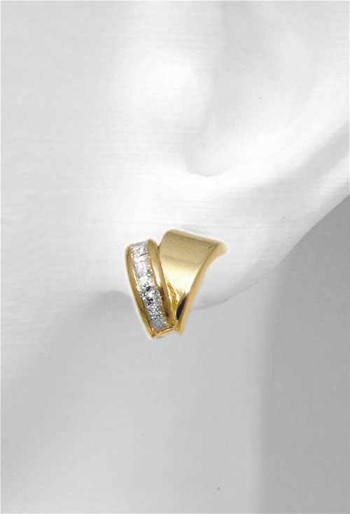 Pendientes de mujer oro amarillo con circonitas 030_2123 pendientes de oro amarillo 18 kilates con circonitas foto maniqui precio barato joyeria online _02