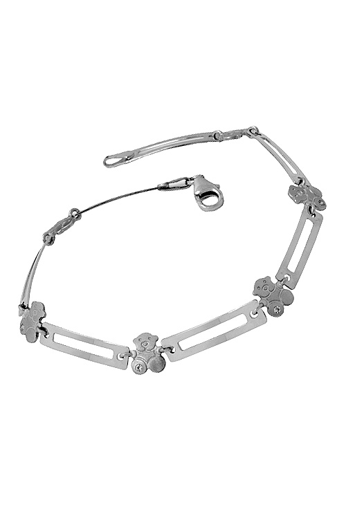 Pulsera de oro blanco 18 ktes 045_48306221-19 Pulsera de oro blanco 18 ktes - foto 1 - rfcia.045_48306221-19