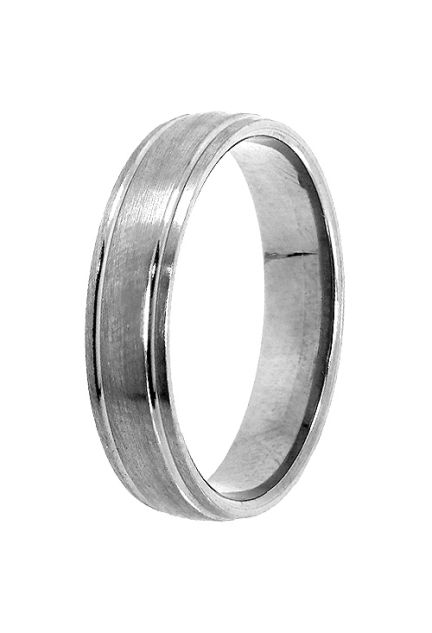 Alianza boda de titanio de 5mm