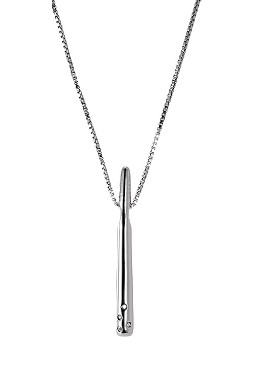 Gargantilla de plata motivo con diamantes 037_DP071 gargantilla de plata con diamantes joyería online para mujer 214_DP071