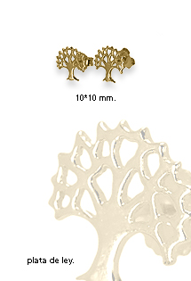 Pendientes plata ley aretes sin piedras rfcia.260_151070A