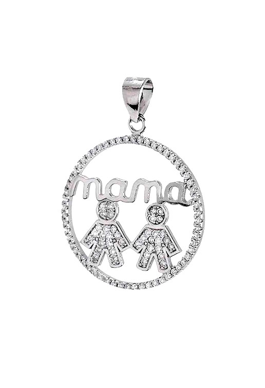 Colgante plata Día de la Madre 240_CRM-2G-OO colgante-plata-ley-figura-de-2-ni_ntilde_os-circonitas--dia-de-la-madre-i-rfcia.240_crm-2g-oo