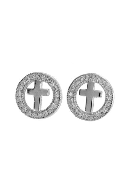 Pendiente en plata de ley, Cruz Rfcia. 240_RIS034