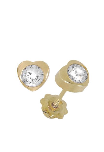 pendientes bebe corazones oro amarillo 18k precio barato joyeria online 234_1020_01