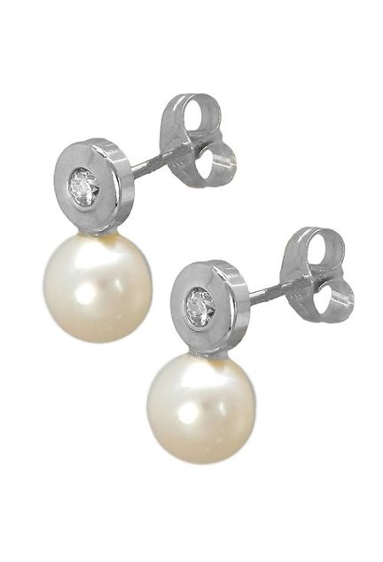 pendientes oro blanco circonita y perla cultivada vista presiones 234_2298-PB_01