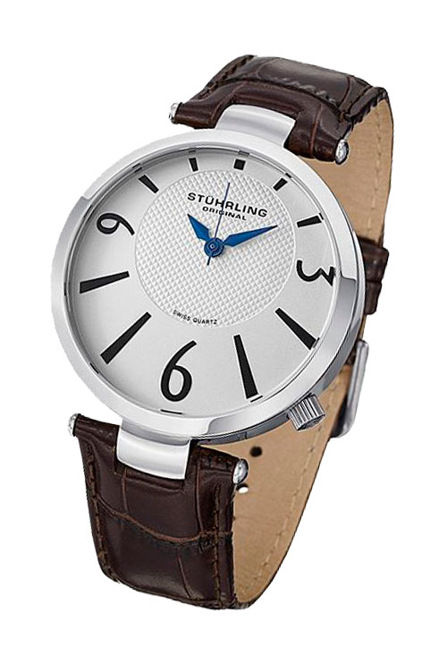 Reloj Sthürling de caballero, pulsera analogico Caja redonda Rfcia. 253_145089