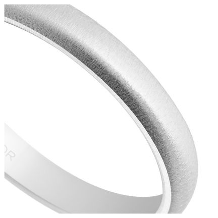 Alianza oro blanco 3 mm texturizado - foto 04 - rfcia 5B306T