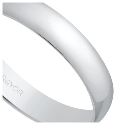 Alianza oro blanco 3.5 mm acabado brillo - foto 04 - rfcia 5B353