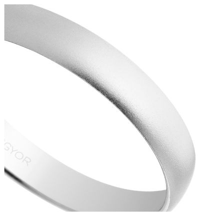 Alianza oro blanco acabado efecto arena 3.5mm Argyor - foto 04 - rfcia 5B353M