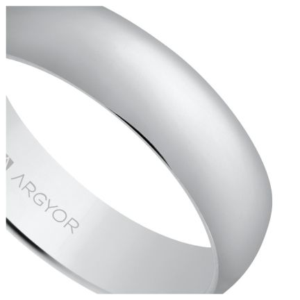 Alianza plata clásica en 5 mm. plata rodinada brillo - foto 04 - rfcia 57505