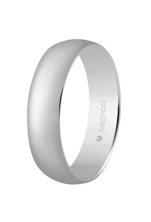 Alianza clasica en 5 mm. plata rodinada brillo - foto 1 - rfcia. 57505