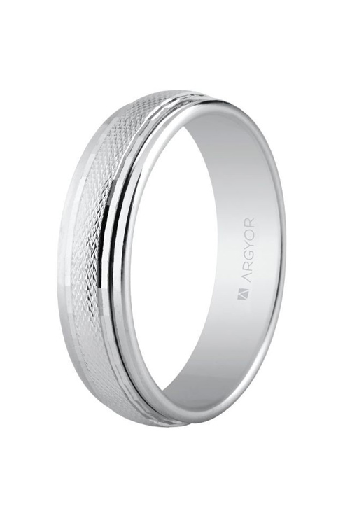 Alianza de plata 5 mm, de Argyor 5750133 Alianza de plata 5 mm. facetada - foto 1 - rfcia.045_5750133