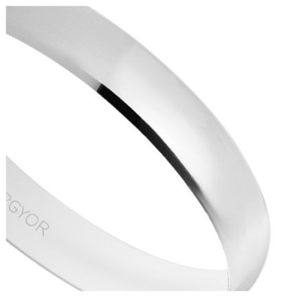 Alianza oro blanco acabado brillo. 3.3 mm - foto 04 - rfcia 5B35513