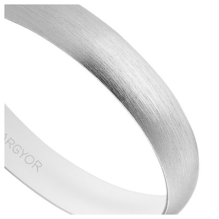 Alianza oro blanco acabado satinado. 3.3 mm - foto 04 - rfcia 5B35513S