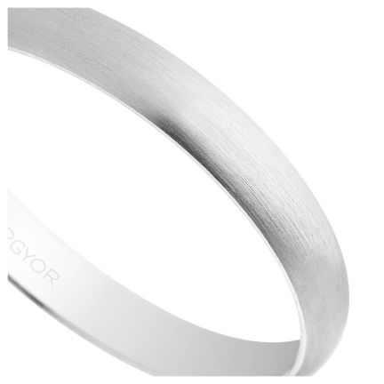 Alianza oro blanco satinado 3 mm - foto 04 - rfcia 5B305S