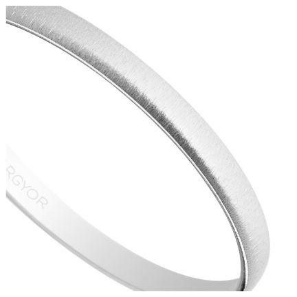 Alianza de oro blanco texturizada 2 mm Argyor - foto 04 - rfcia 5B201T