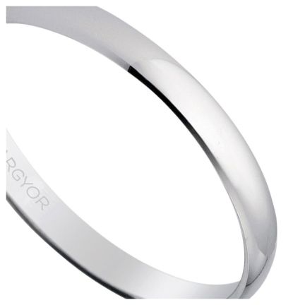 Alianza de oro blanco media caña 2.5 mm. - foto 04 - rfcia 5B253