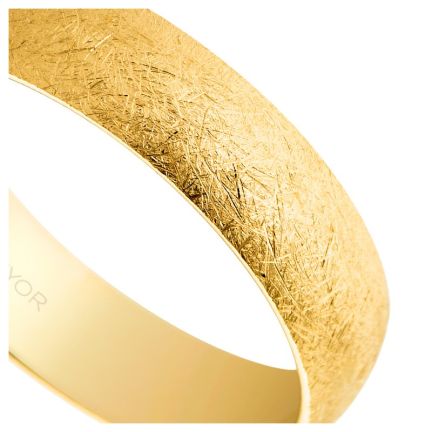 Alianza de oro amarillo 5 mm. efecto hielo - foto 04 - Argyor rfcia.50505H
