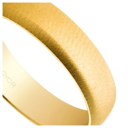 Alianza de oro 18 ktes. 5 mm. efecto textura rugosa - foto 04 - Argyor rfcia 045_50505T