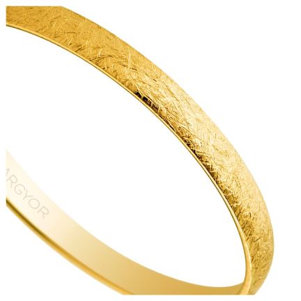 Alianza de boda de oro amarillo 18 ktes. 2 mm Hielo - foto 04 - Argyor rfcia. 50201H