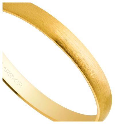 Alianza de oro amarillo 18 ktes. 2.50 mm. satinada - foto 04 - Argyor rfcia 50253S