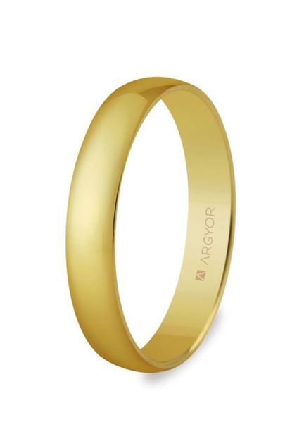 Alianza de boda oro amarillo 18 Ktes 3,5mm. Argyor 50353