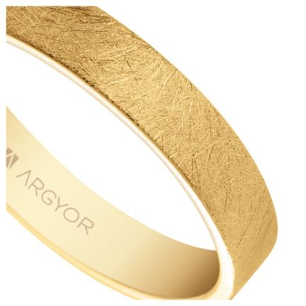Alianza de oro amarillo 18 ktes. 4 mm hielo - foto 04 - Argyor rfcia.5140150H