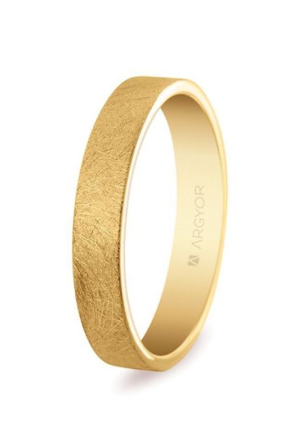 Alianza de oro amarillo 18 ktes. 4 mm hielo - foto 1 - Argyor rfcia.5140150H