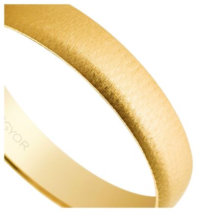 Alianza de oro amarillo 18 ktes. 4 mm. texturizada - foto 04 - Argyor rfcia.50403T