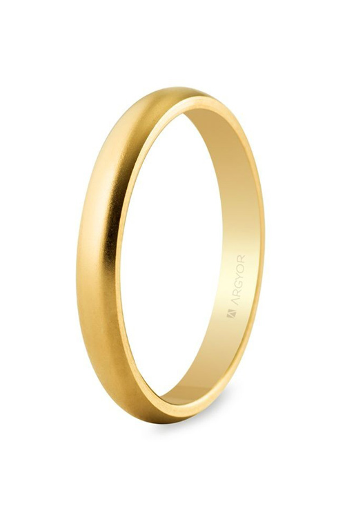 Alianza en oro amarillo 3mm. Argyor 50306M