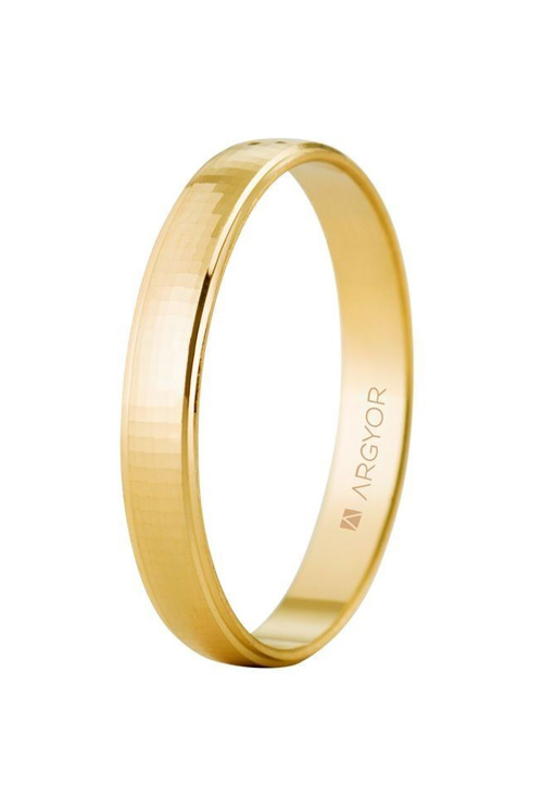 Alianza de oro amarillo de 18 ktes 3mm. Argyor 5130502 Alianza de oro amarillo 18 ktes. facetada brillo - foto 1 - Argyor rfcia.5130502