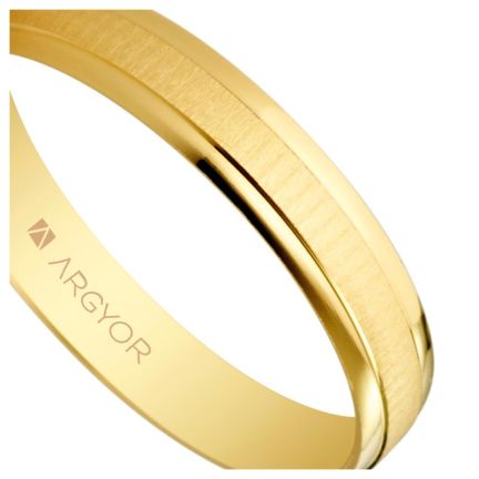 Alianza de boda oro amarillo 18 ktes. textura y brillo - foto 04 - Argyor rfcia.5135495
