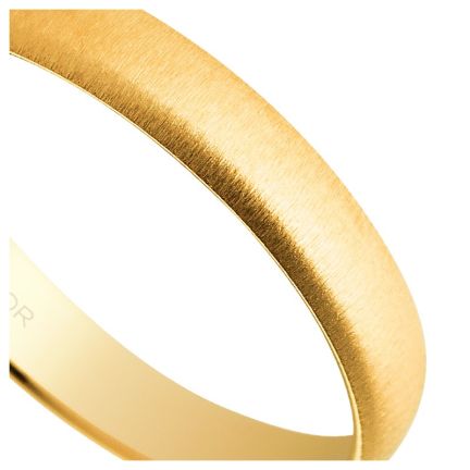 Alianza de oro amarillo 18K. texturizada. 3.5 mm - foto 04 - rfcia Argyor 50353T