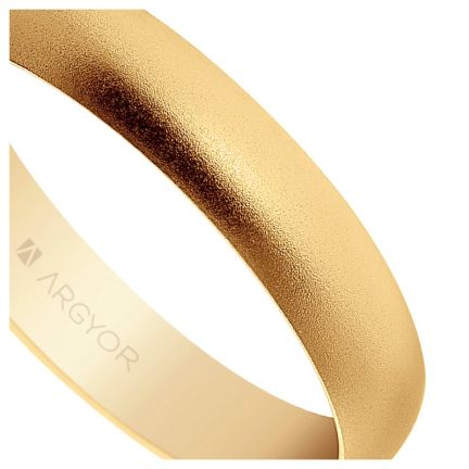 Alianza de oro amarillo acabado arena - foto 04 - Argyor rfcia. 50405M