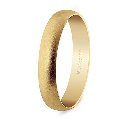 Alianza de oro 18 Ktes amarillo 4mm. Argyor 50405M